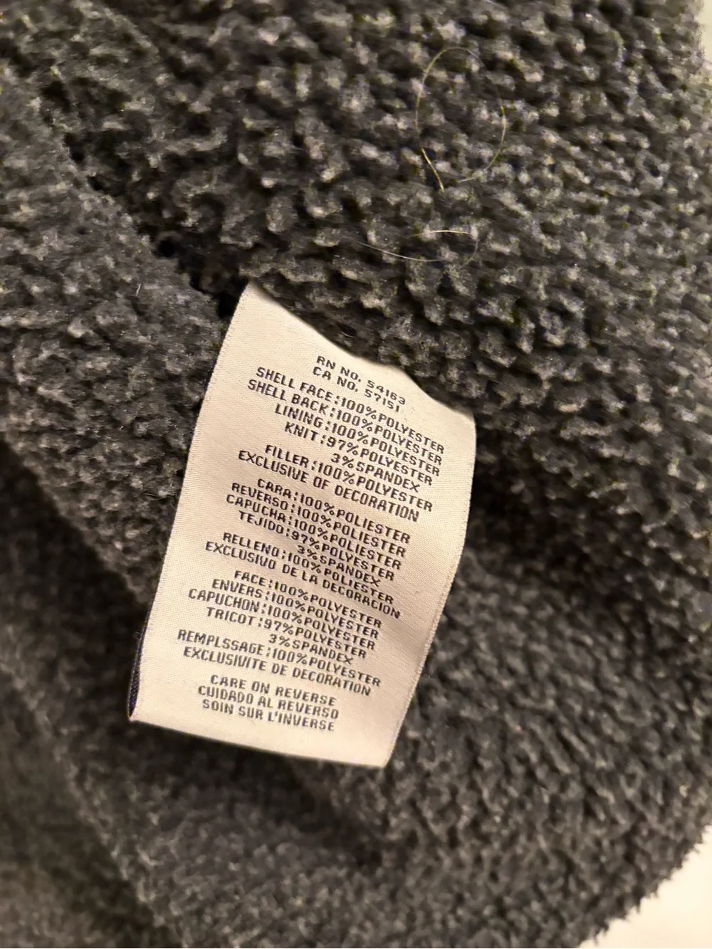 Levi's Gray Sherpa-Lined Hoodie Jacket